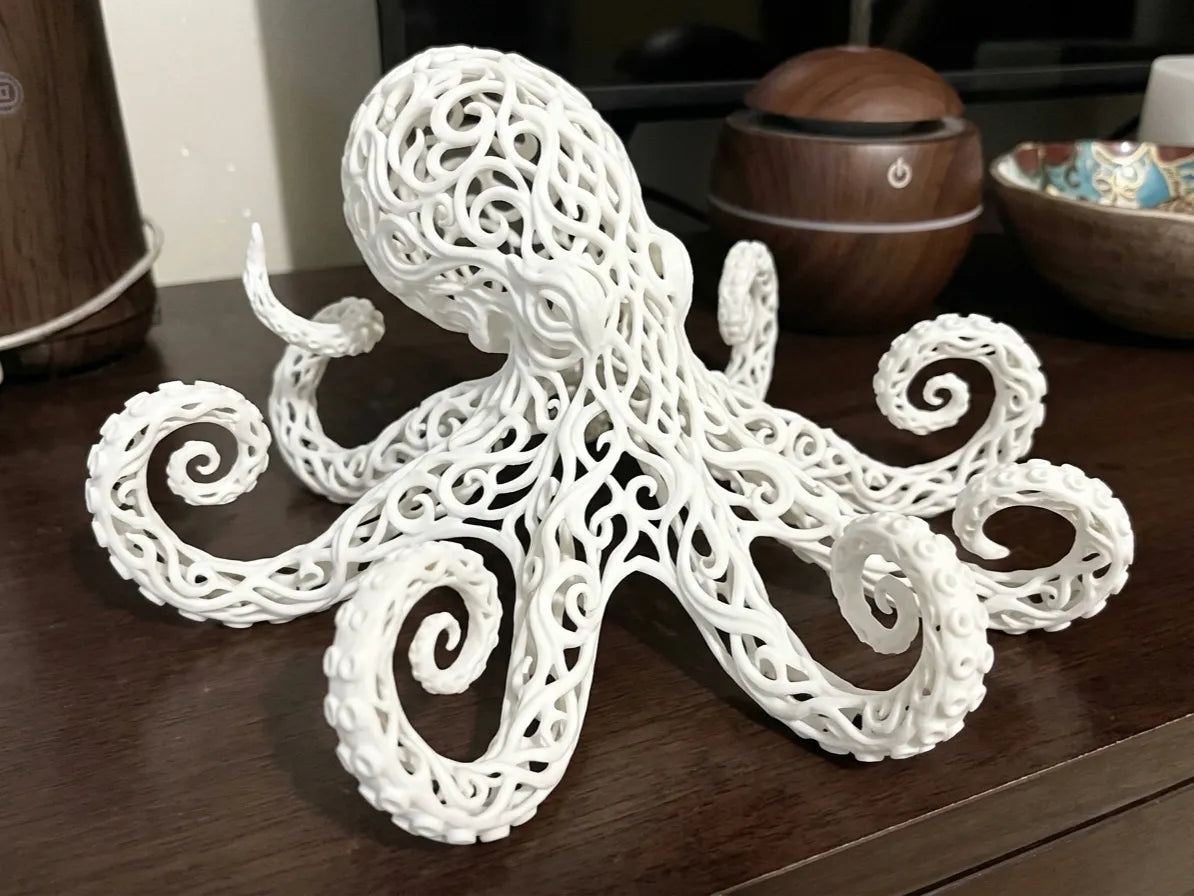Collectible Ornamental Voronoi Octopus