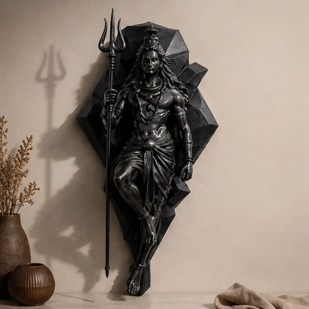 Mahadev (Lord Shiva) Wall Mount Sculpture