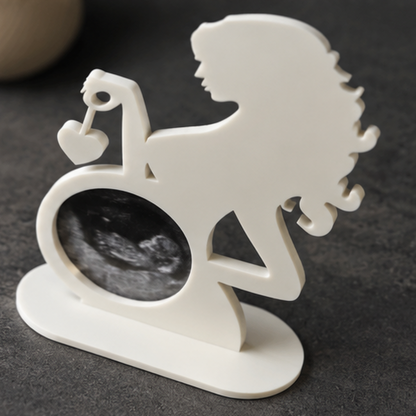 Pregnant women ultrasound photo memory stand