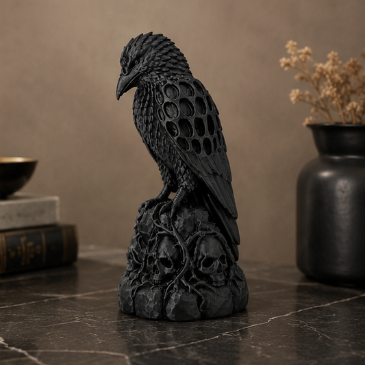 Necro Raven – Skull Perch