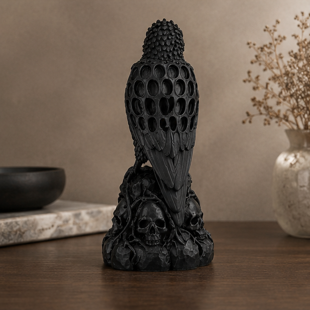 Necro Raven – Skull Perch