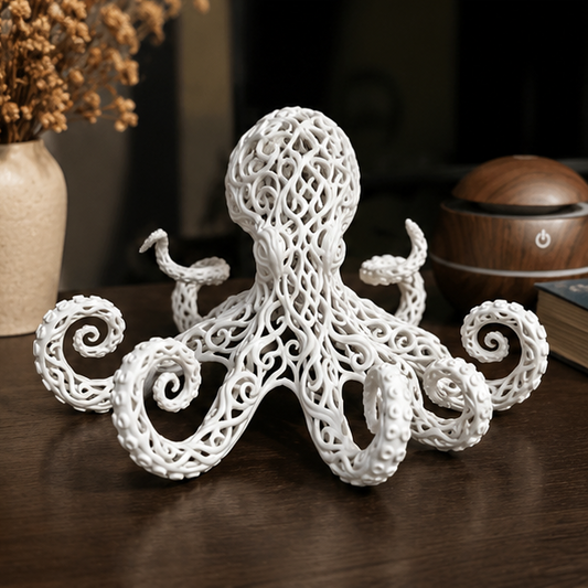 Collectible Ornamental Voronoi Octopus