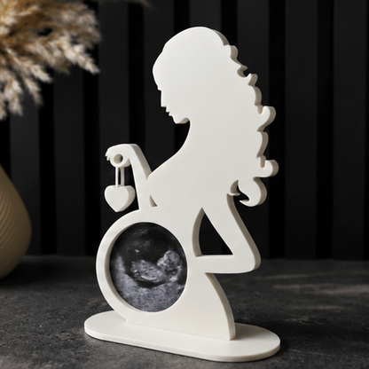 Pregnant women ultrasound photo memory stand